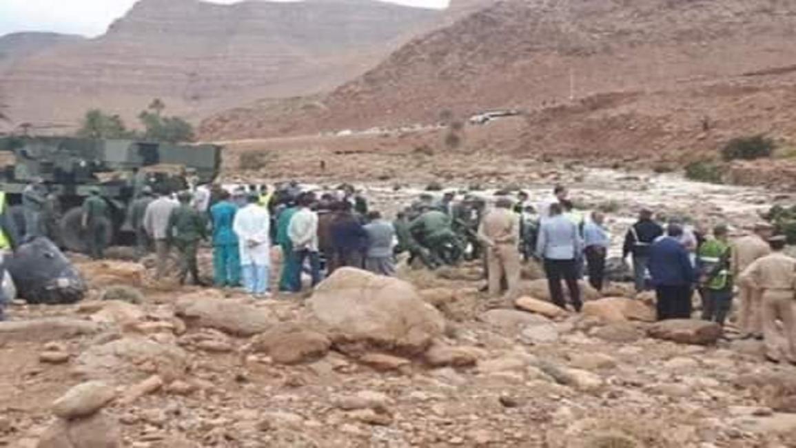 6 قتلى بانقلاب حافلة ركاب بسبب الأمطار في المغرب(فيسبوك)