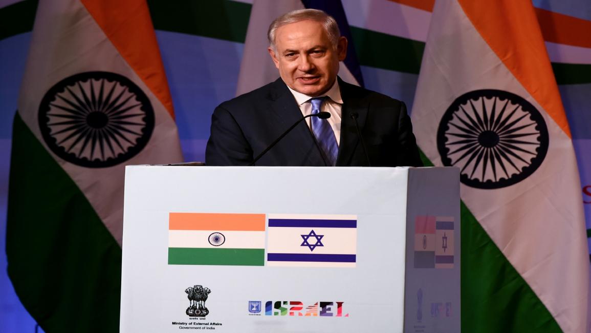 نتنياهو/ إسرائيل/ الهند (موني شارما/فرانس برس)