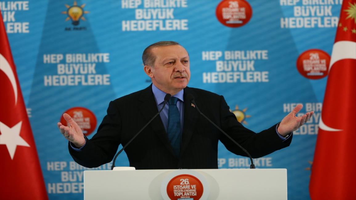 أردوغان/تركيا/سياسة/(الأناضول)