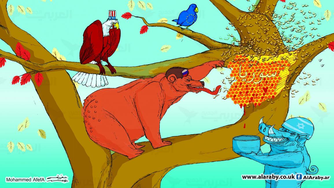 كاريكاتير الدب الروسي / ابوعفيفة