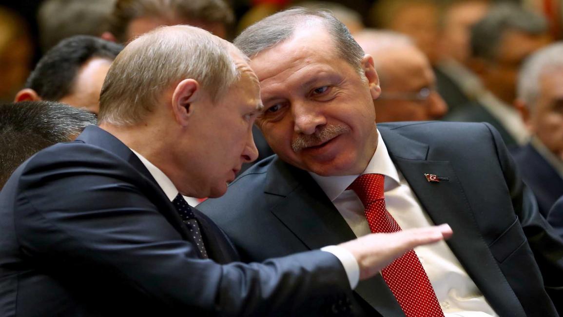 فلاديمير بوتين وأردوغان 