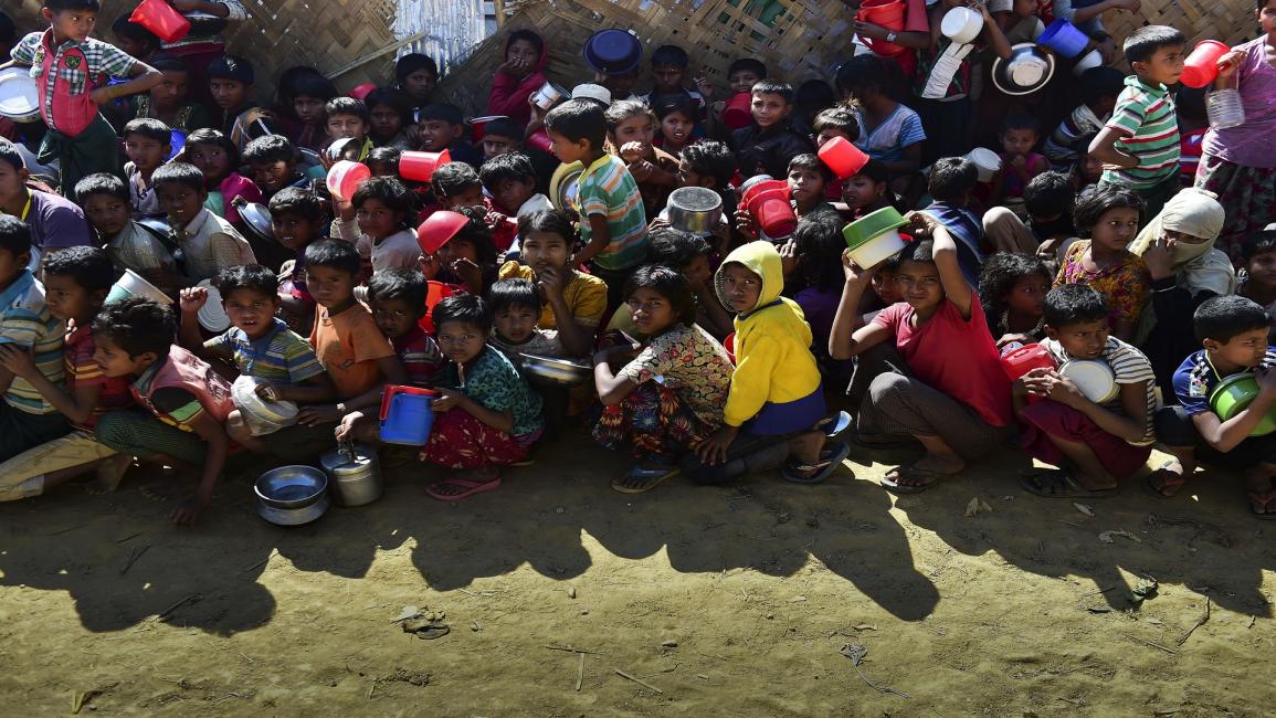 أجبر نحو مليون روهينغي على المغادرة (منير زمان/فرانس برس)