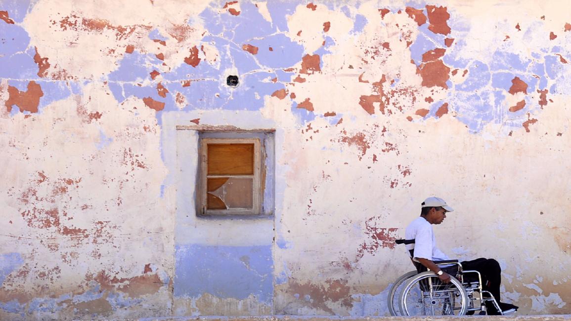 شخص ذو إعاقة في الجزائر- فرانس برس