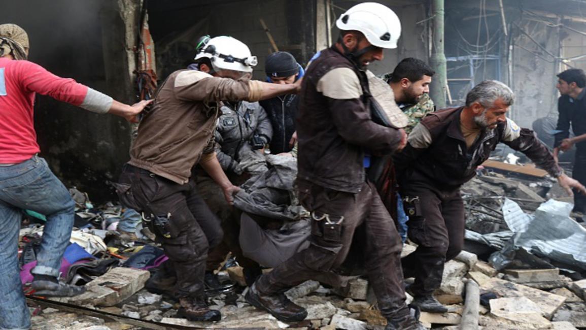 سورية/سياسة/قصف المدنيين/(محمد الباكور/فرانس برس)
