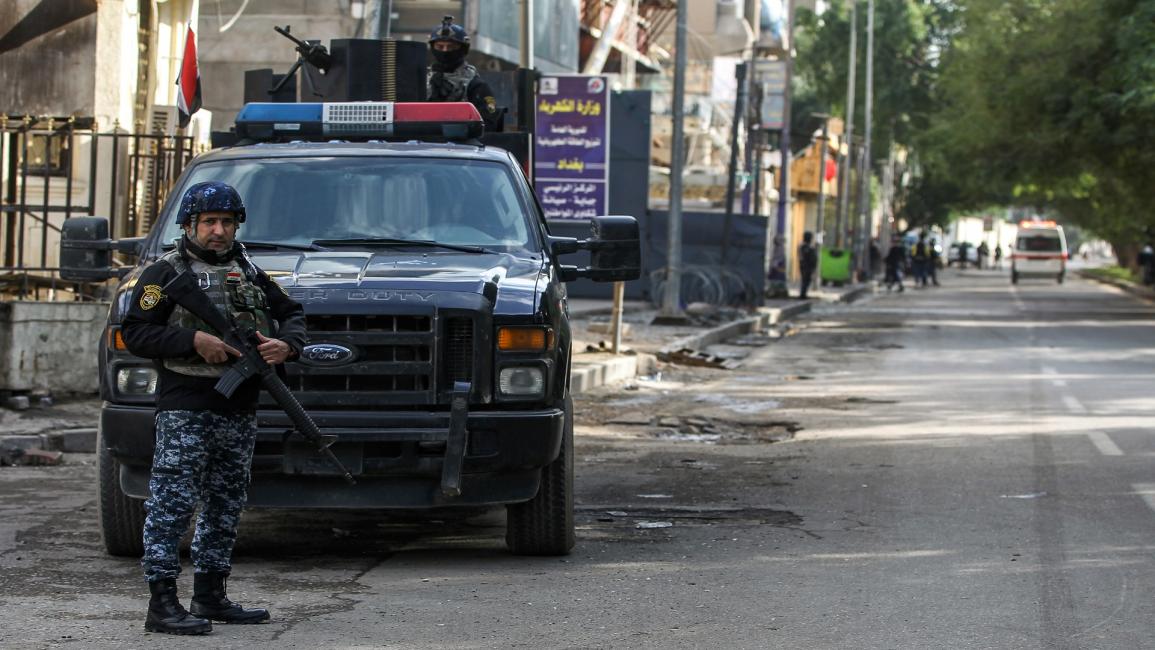 تسعى الشرطة العراقية إلى فرض الأمن (أحمد الربعي/فرانس برس)