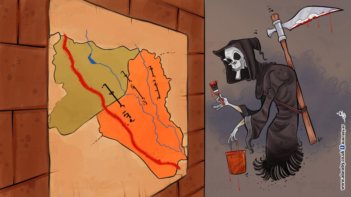 كاريكاتير العراق سورية / البحادي