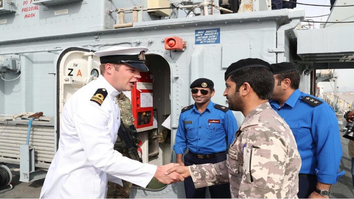 سفن حربية بريطانية/ قطر