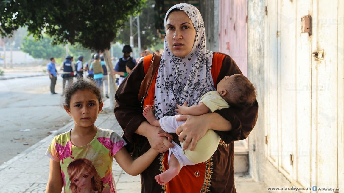 غزيون وقصف إسرائيلي على غزة 1 - مجتمع