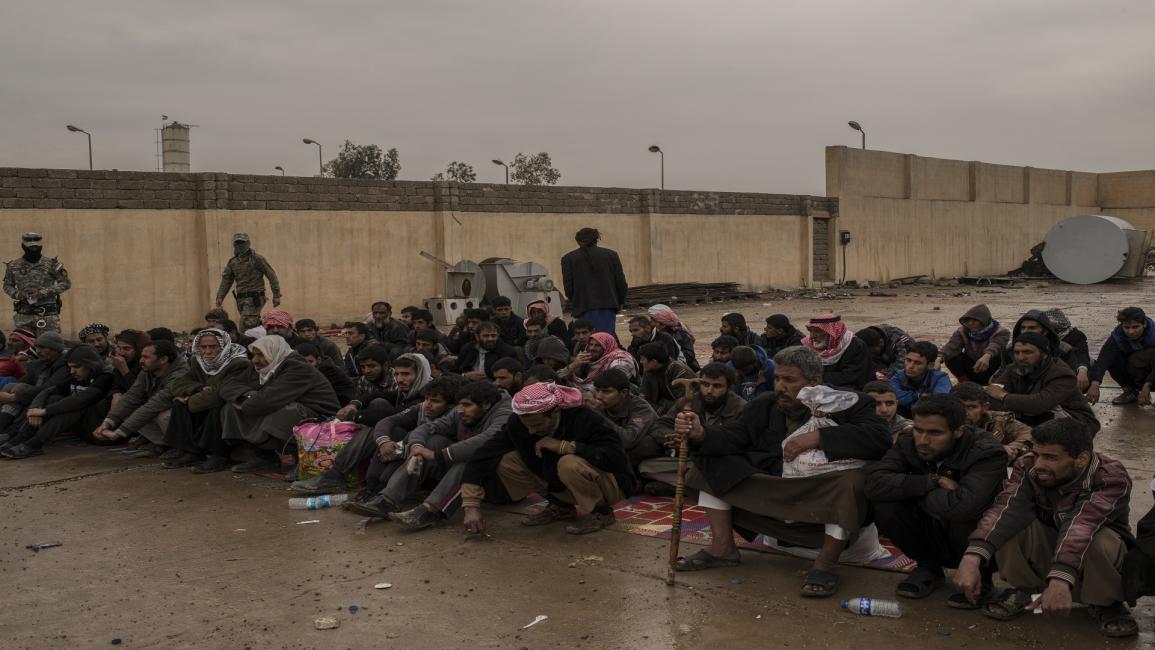عراقيون أحيلوا للتحقيق بشأن صلتهم المحتملة مع "داعش"(مارتين إيم/Getty)