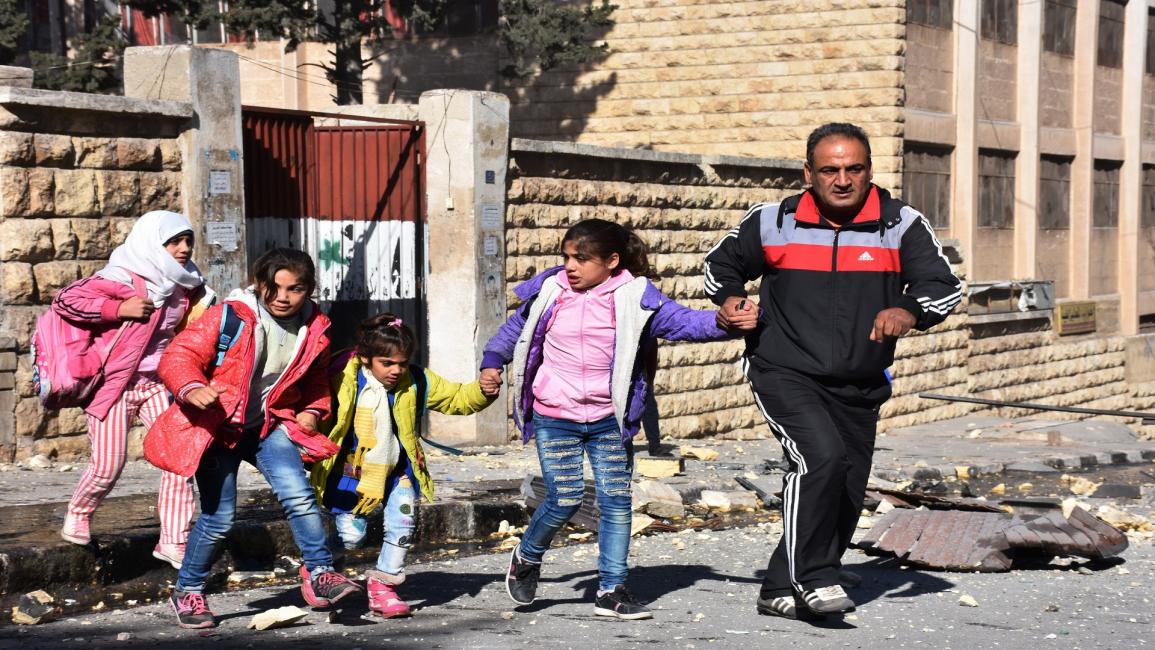 سورية- مجتمع- أطفال في حلب(جورج أورفاليان- فرانس برس)