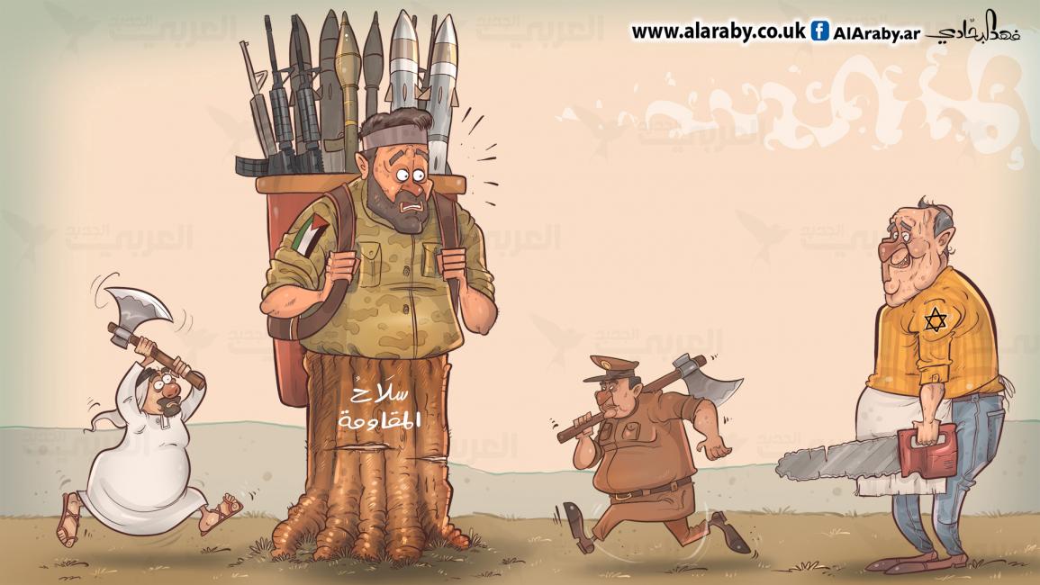 كاريكاتير سلاح المقاومة / البحادي