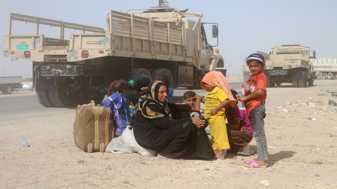 العراق-مجتمع- مخيمات النزوح في الأنبار(معاذ الدليمي/فرانس برس)