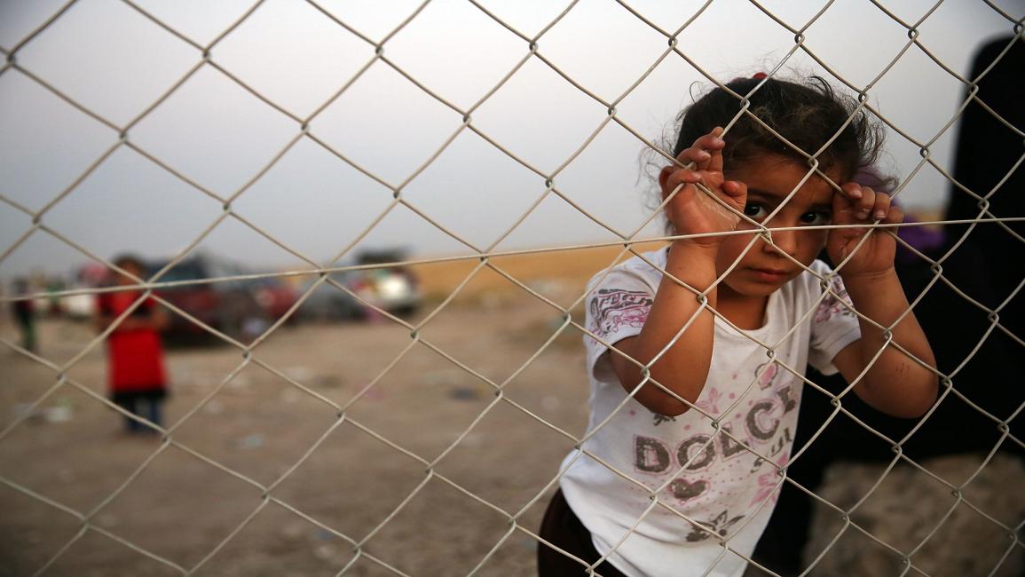 طفلة عراقية في الموصل(سبنسر بلات/Getty)