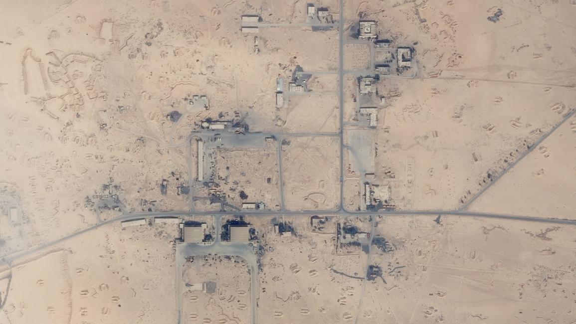 سورية/قاعدة تي فور/T4 airbase/ DigitalGlobe/Getty 