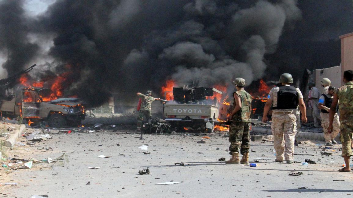 ليبيا/سياسة/عملية انتحارية/(فرانس برس)