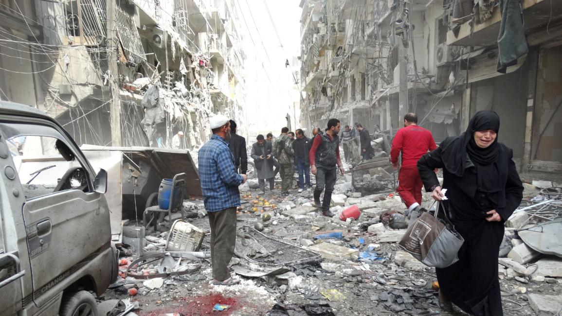 الدمار في سوريا - حلب