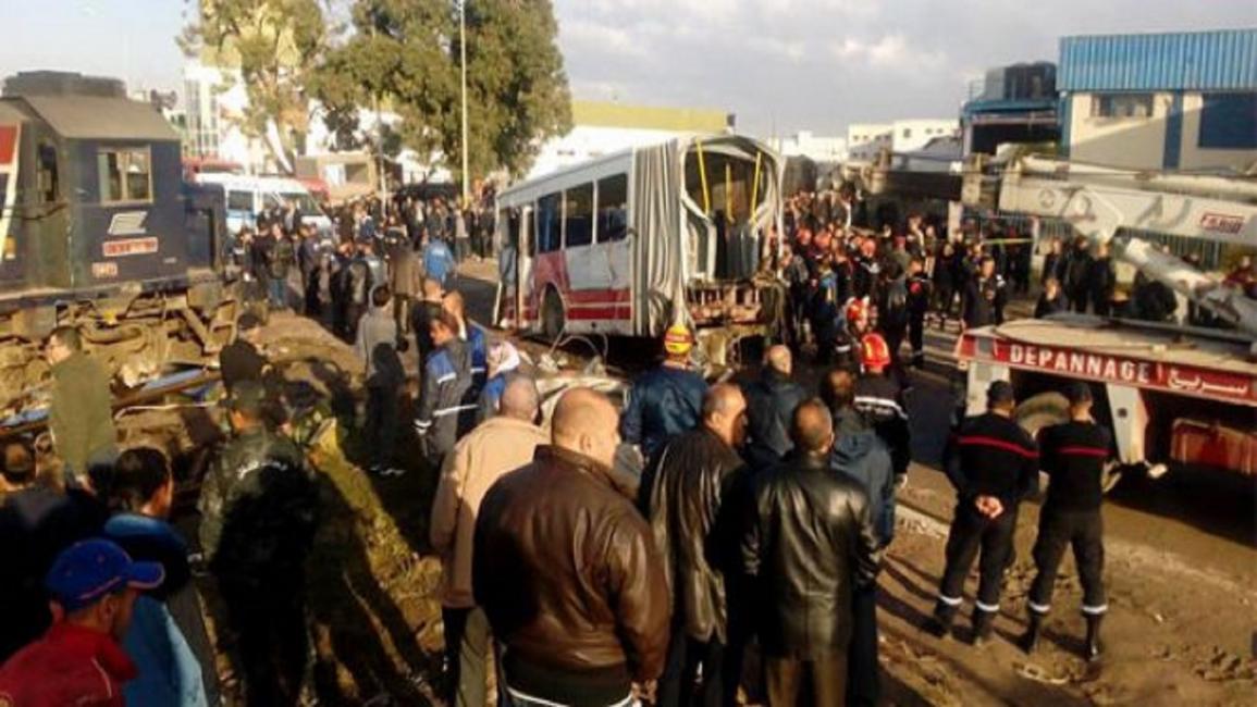 حادث قطار تونس (تويتر)