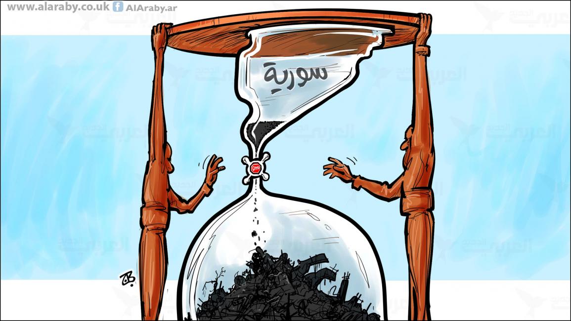 كاريكاتير هدنة سورية / حجاج