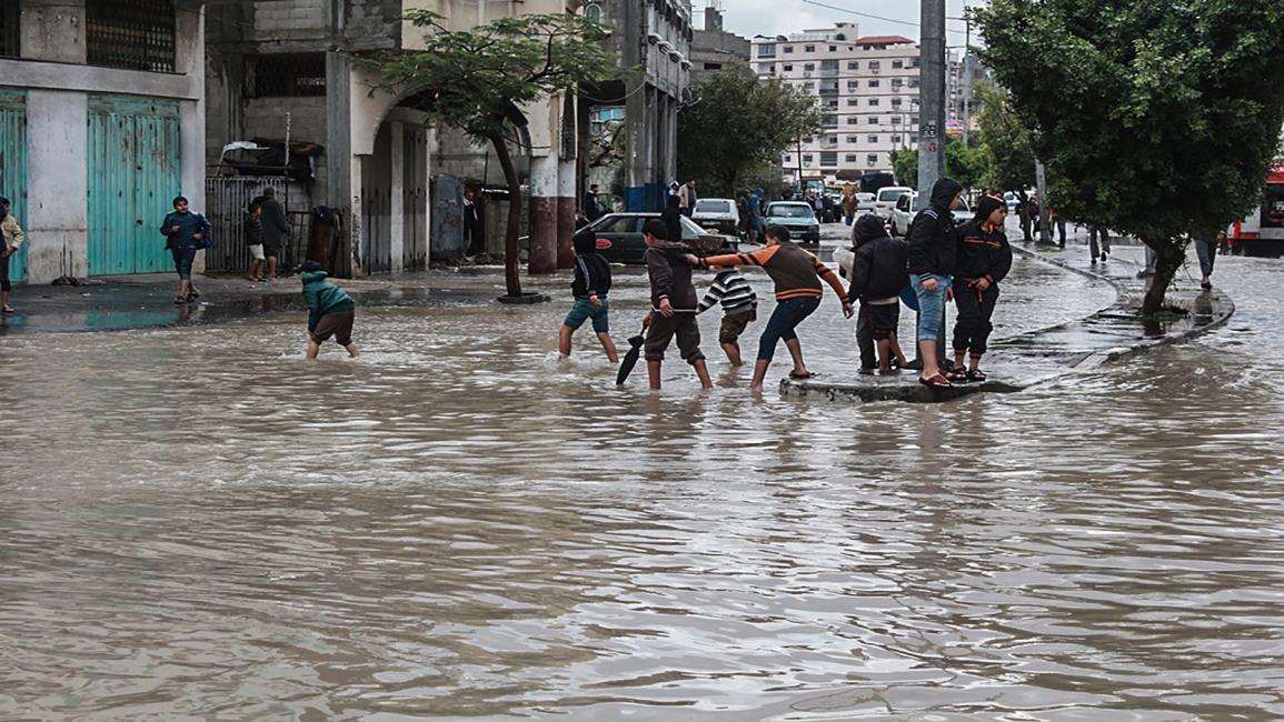 فلسطين-مجتمع-أمطار في غزة-11-10(عبد الحكيم أبو رياش)