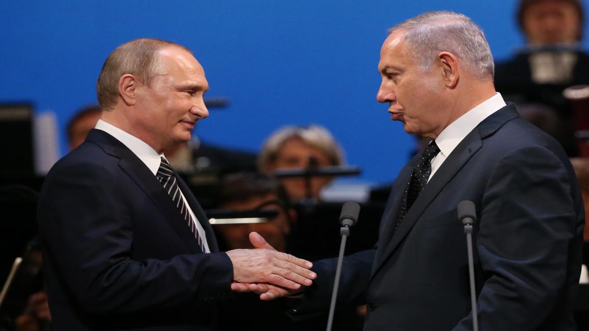 روسيا/سياسة/منح دبابة-النظام السوري-نتانياهو-بوتين