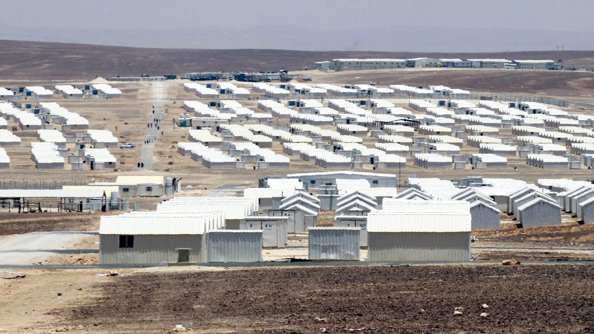 مخيم لاجئين سوريين في الاردن