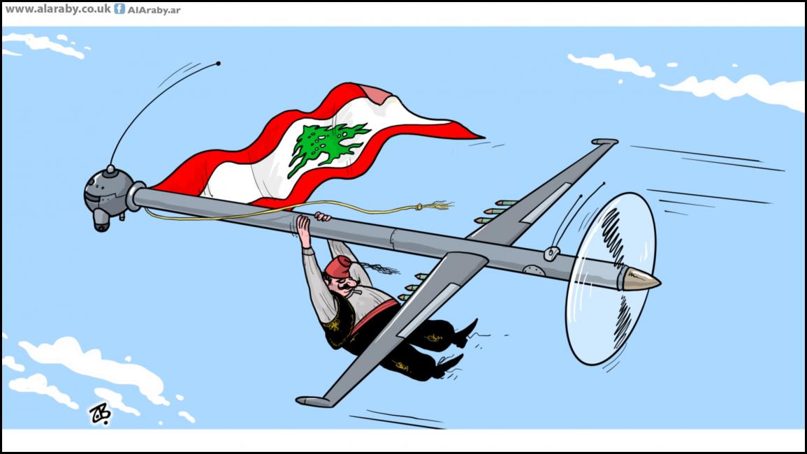 كاريكاتير لبنان مسير / حجاج 