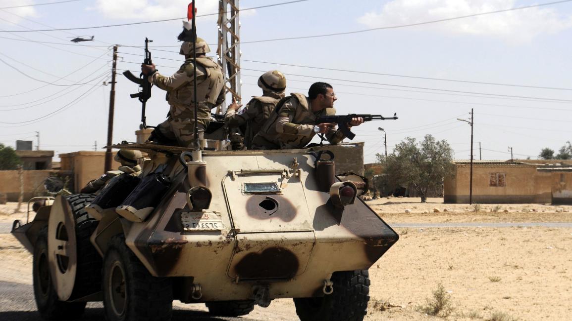 عناصر الجيش المصري في سيناء (فرانس برس)
