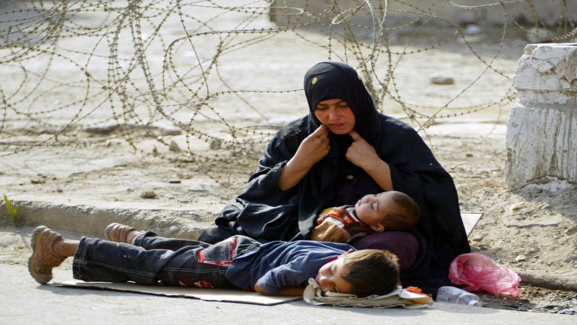 العراق-مجتمع- ظاهرة التسول (علي يوسف/فرانس برس)