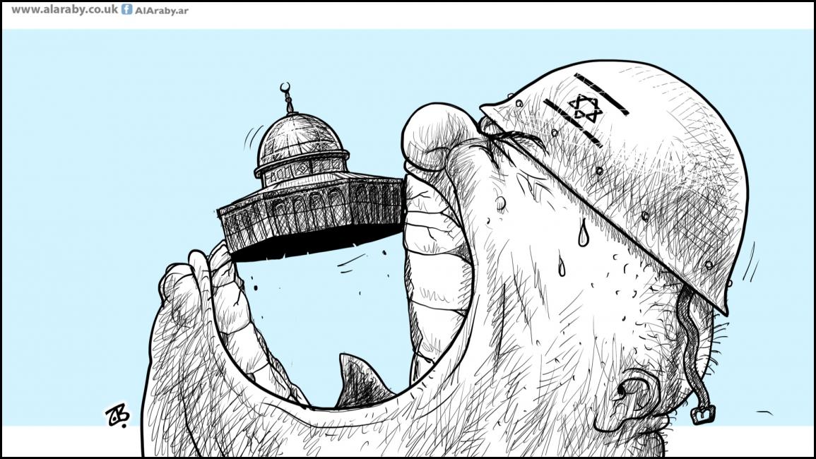 كاريكاتير القدس والاحتلال / حجاج