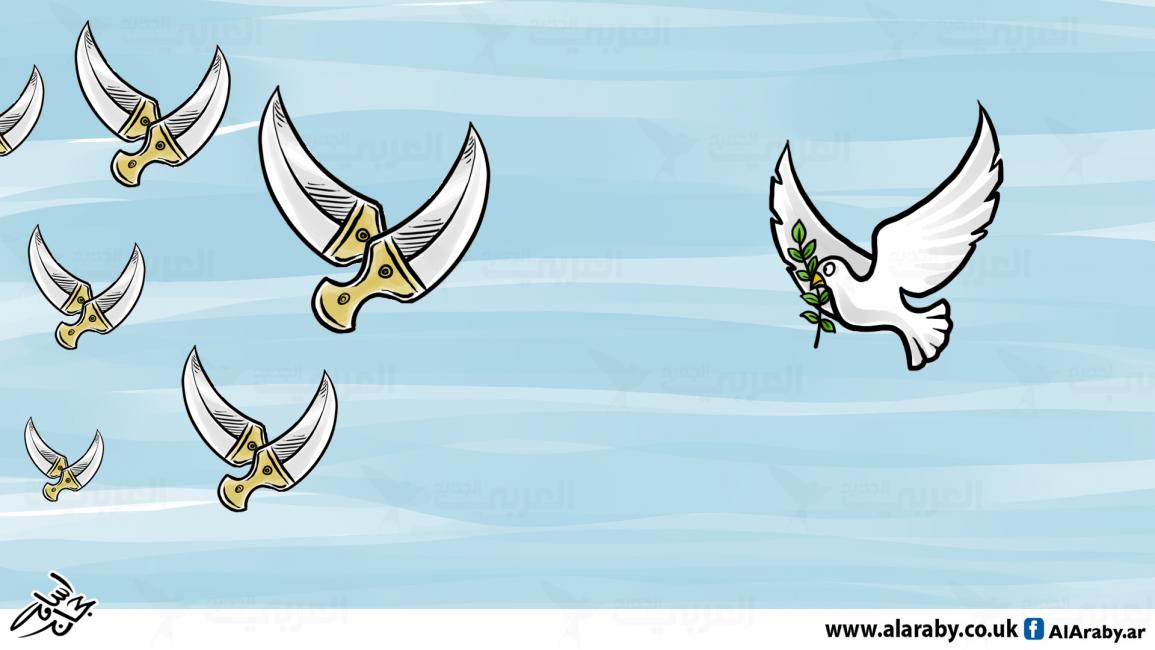 كاريكاتير سلام اليمن / اسامة