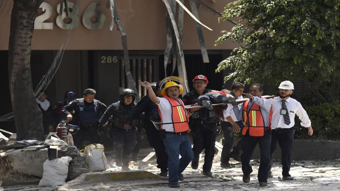 المكسيك/سياسة/زلزال/(بيدرو باردو/فرانس برس)