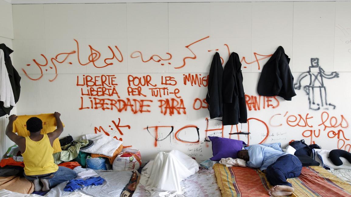 لاجئون في فرنسا/مجتمع/7-9-2015 (Getty)