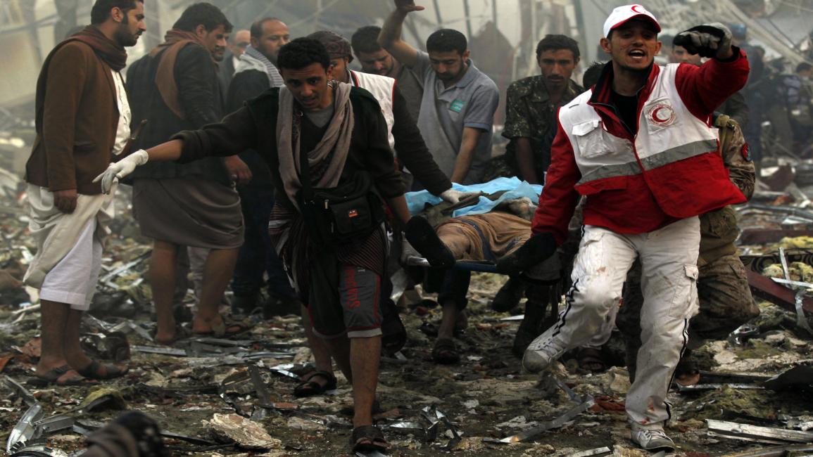 اليمن/سياسة/ضحايا مدنيون/(محمد هويس/فرانس برس)