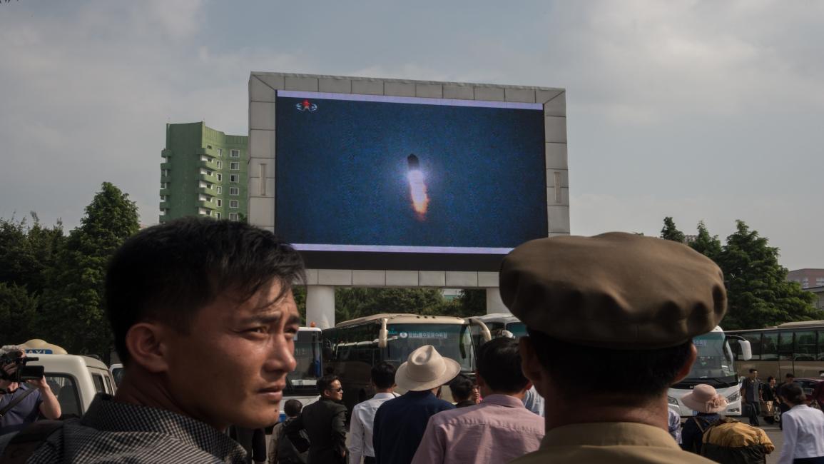 كوريا الشمالية/إطلاق صاروخ/سياسة/كيم ون-جين/فرانس برس