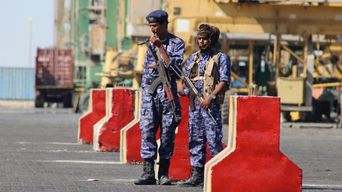 قوات أمن يمنية في عدن - اليمن - مجتمع