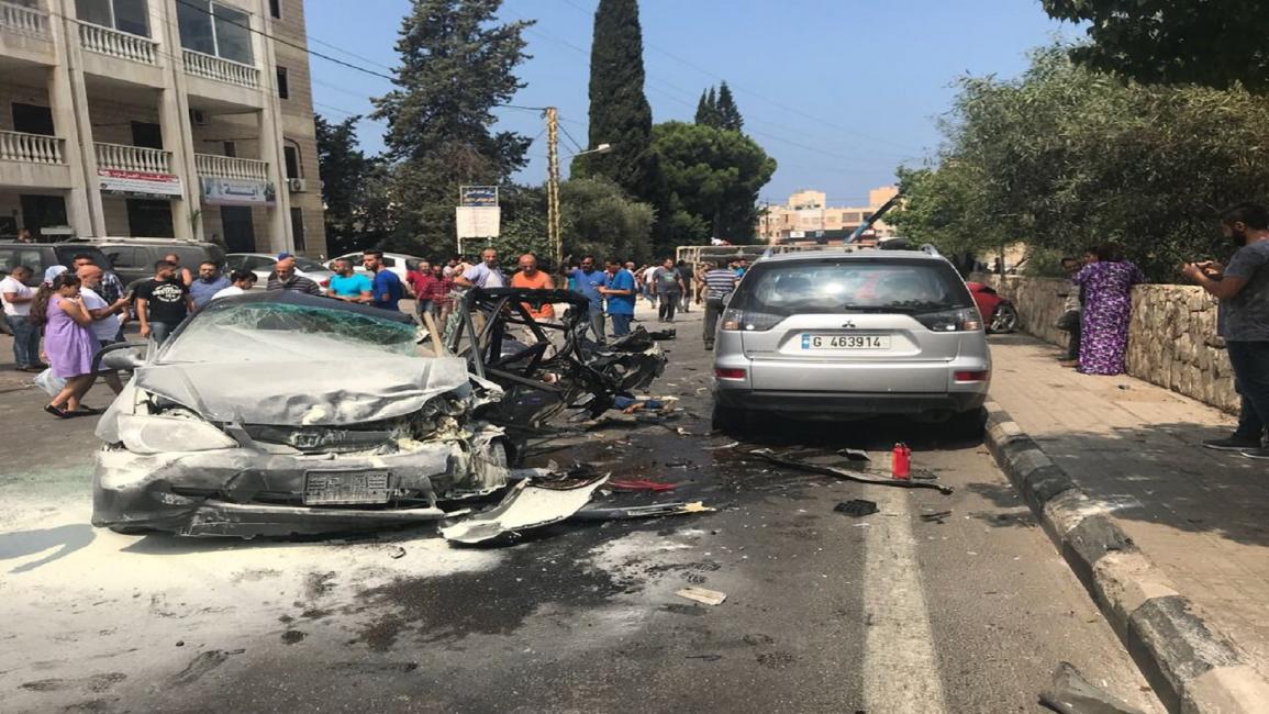 حادث سير مروع بمنطقة بشامون في لبنان(تويتر)
