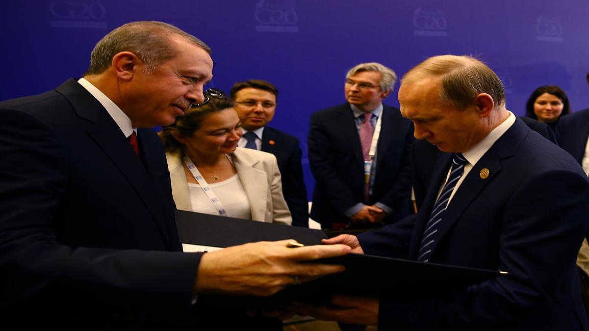 تركيا/سياسة/أردوغان وبوتين/(كايهان أوزر/الأناضول)