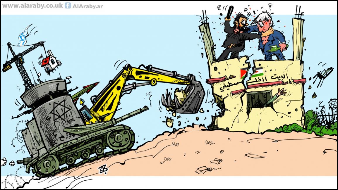 كاريكاتير البيت الفلسطيني / حجاج