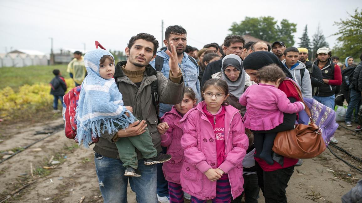 لاجئون (روبيرت أتاناسوفسكي/فرانس برس)