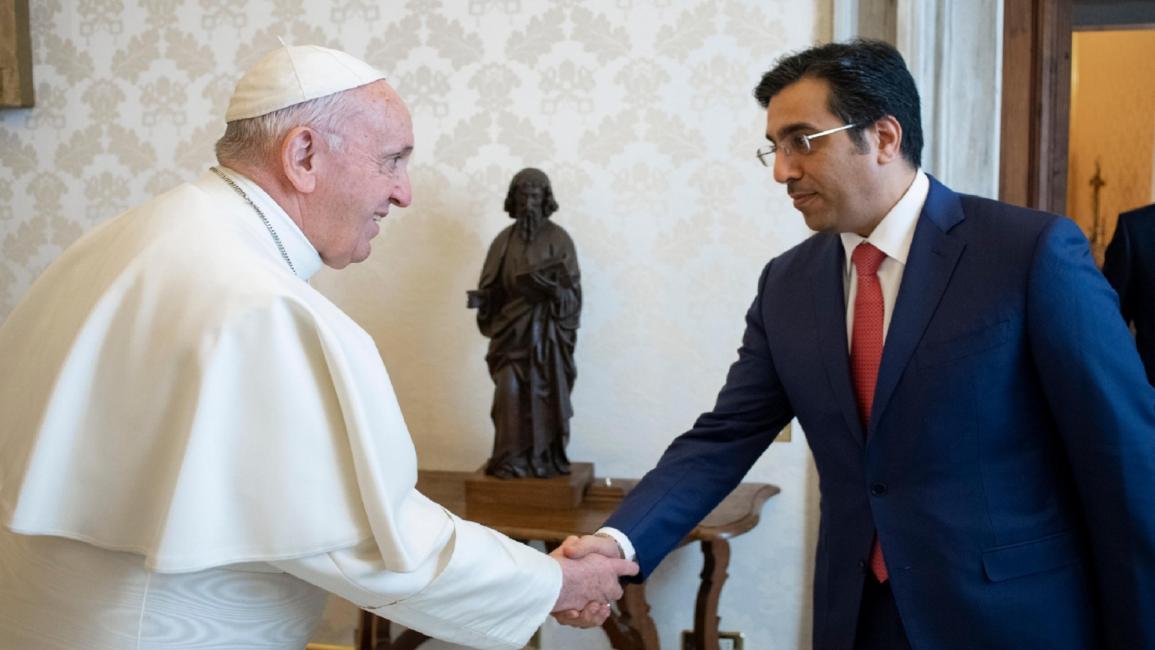 بابا الفاتيكان يستقبل رئيس لجنة حقوق الإنسان القطرية(العربي الجديد)