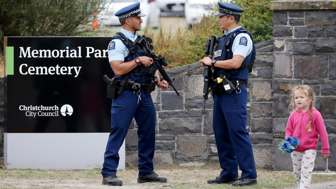 شرطة في مدينة كرايست تشيرش في نيوزيلندا - مجتمع