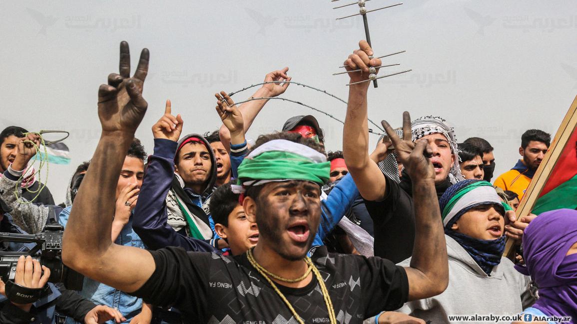 مسيرات العودة في غزة (عبد الحكيم أبو رياش)