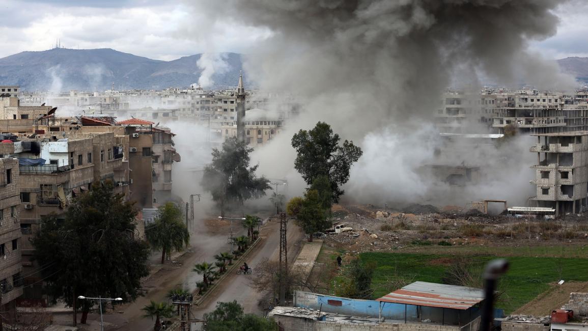 سورية/قصف الغوطة/ريف دمشق/سياسة/عامر المهيباني/فرانس برس