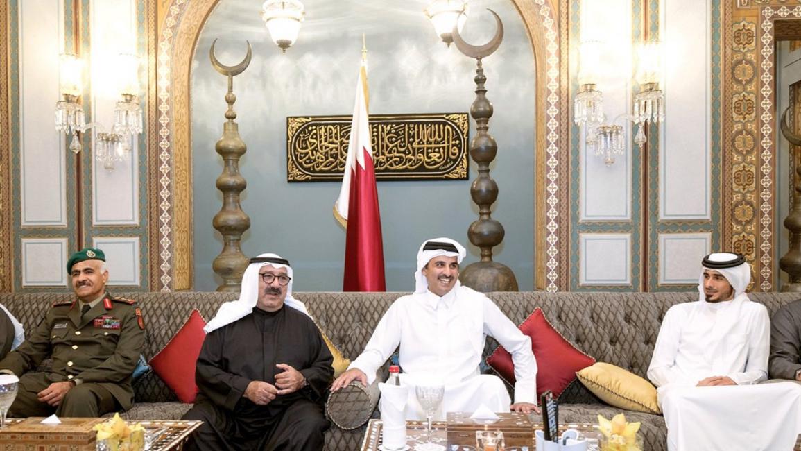 أمير قطر يستقبل النائب الأول لرئيس مجلس الوزراء الكويتي-تويتر