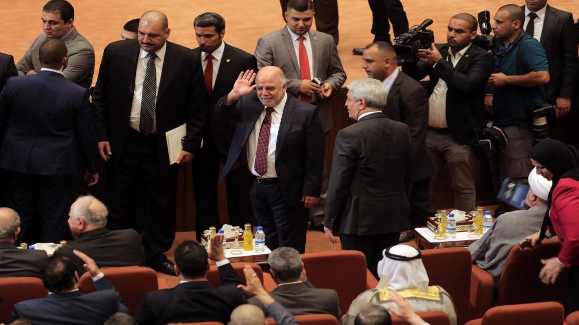 العبادي في البرلمان العراقي -  الأناضول