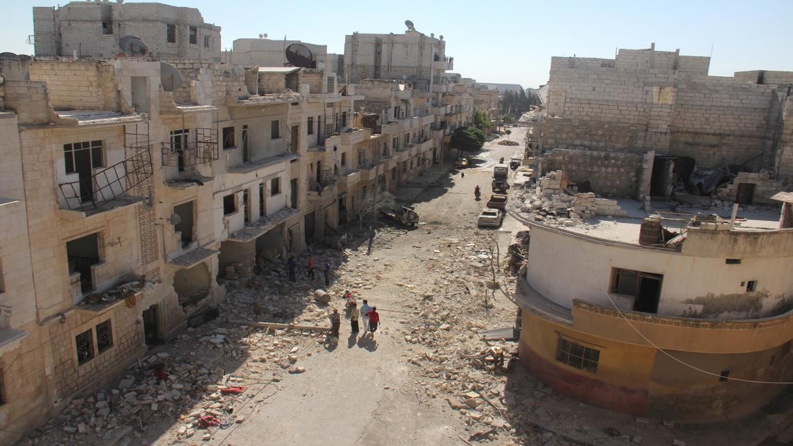 سورية - مجتمع- الدمار في إدلب -8-8-2016
