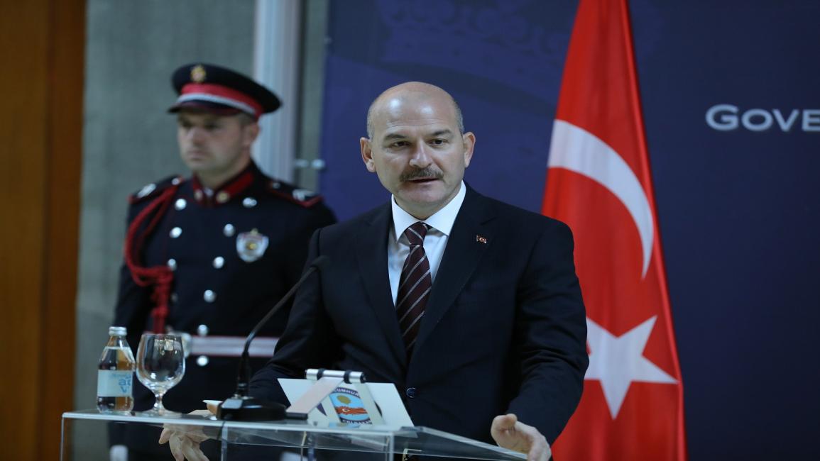 وزير الداخلية التركي سليمان صويلو/باريش أورال/الأناضول