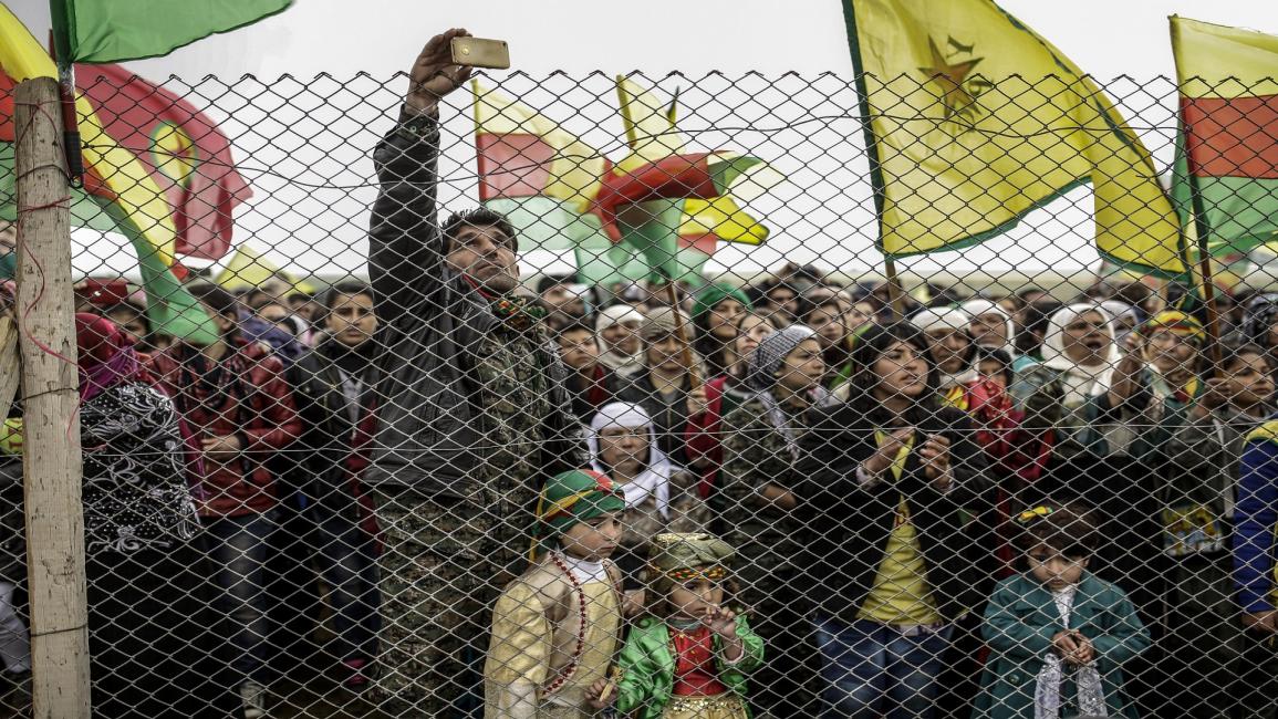 متظاهرون أكراد