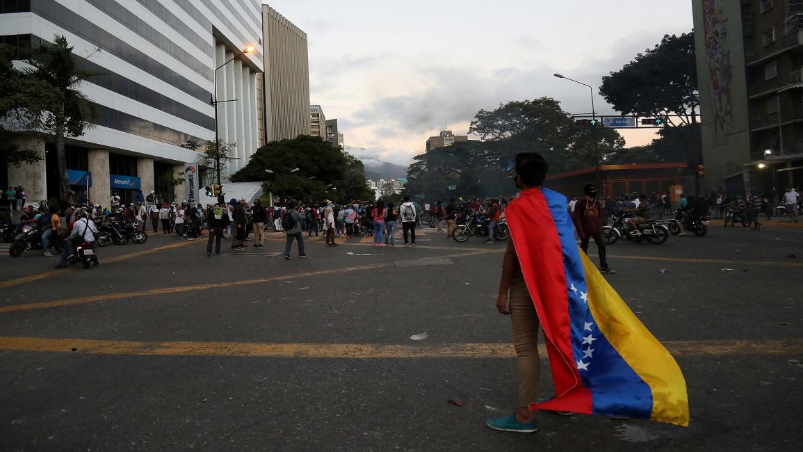 فنزويلا/تظاهرات ضد مادورو/إديلزون غاميز/Getty