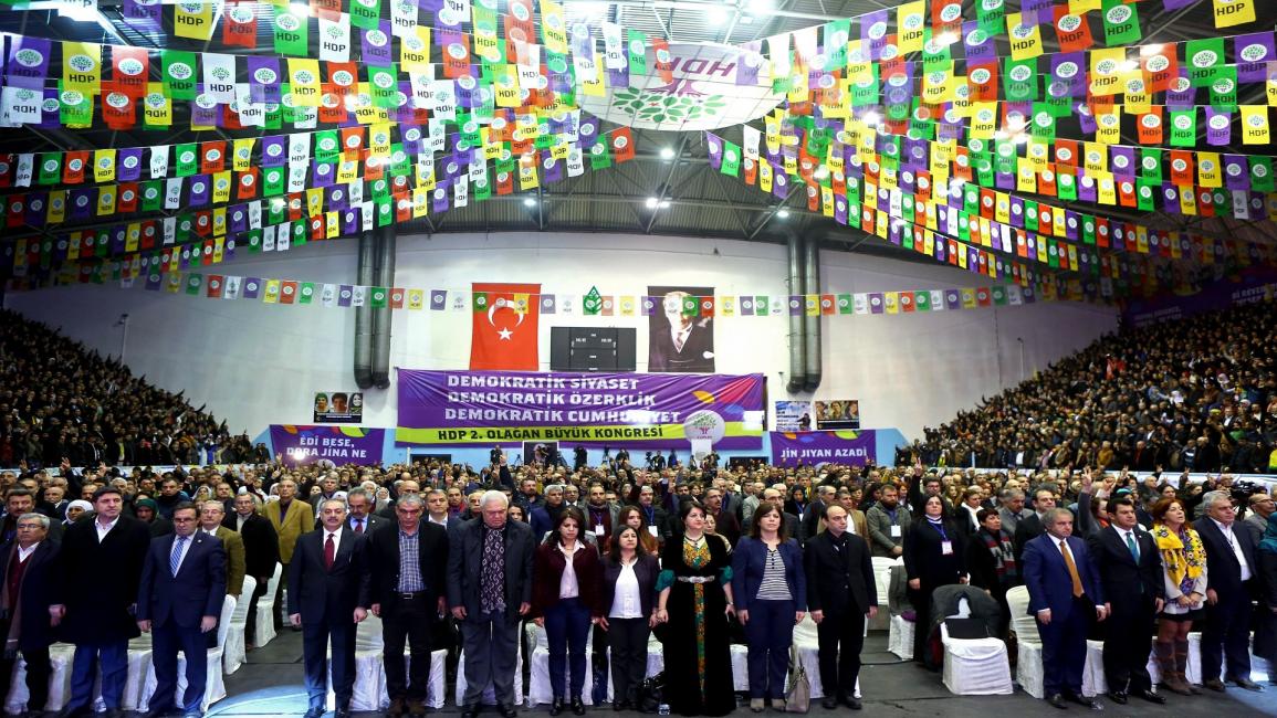 حزب الشعوب الديمقراطية - اجتماع للحرب في أنقرة- جيتي24يناير/2016